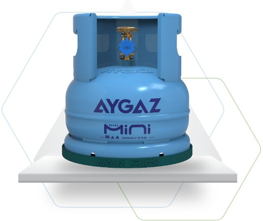 AYGAZ MİNİ MAVİ 2KG